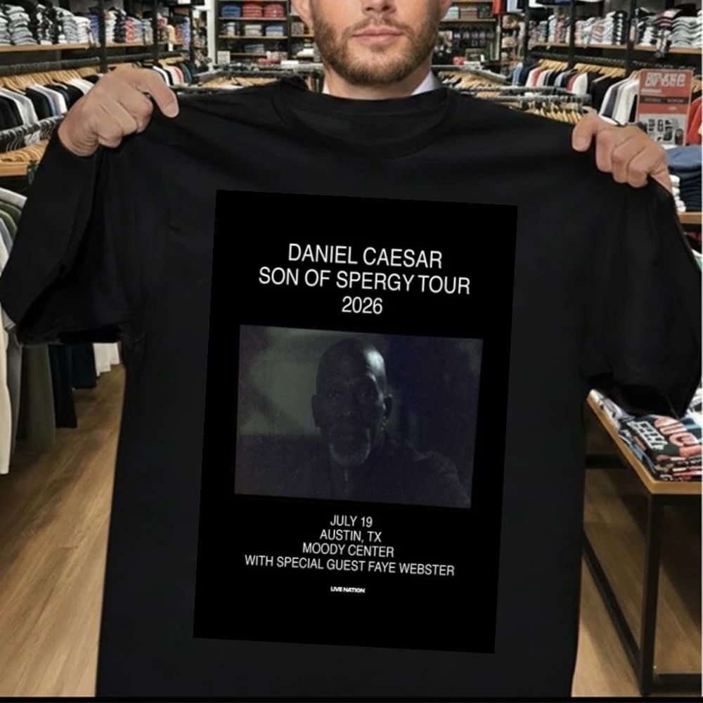 Daniel Caesar Son of Spergy Tour Moody Center July 19 2026 Poster Shirt