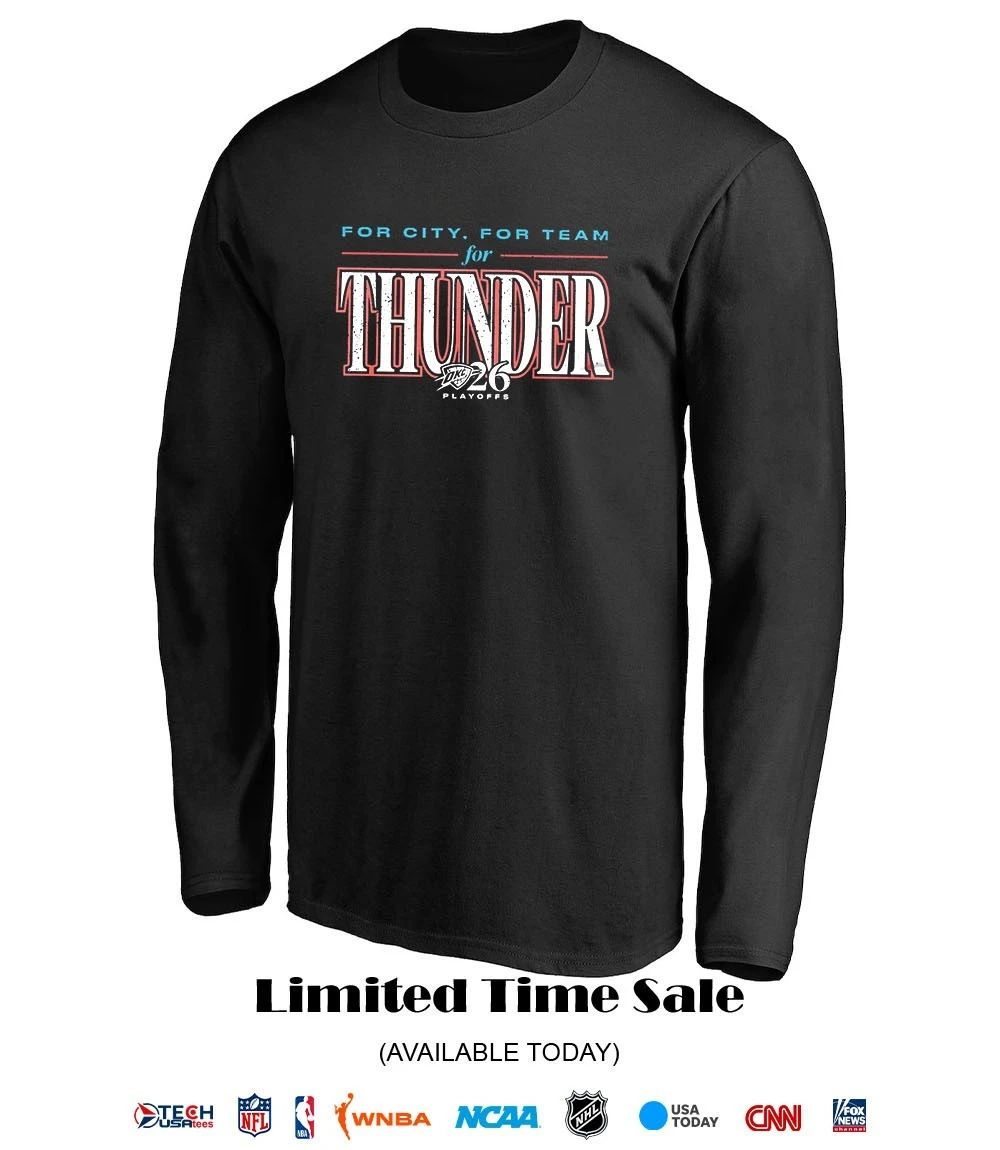 For City for Team for OKC Thunder 2026 Playoffs shirt