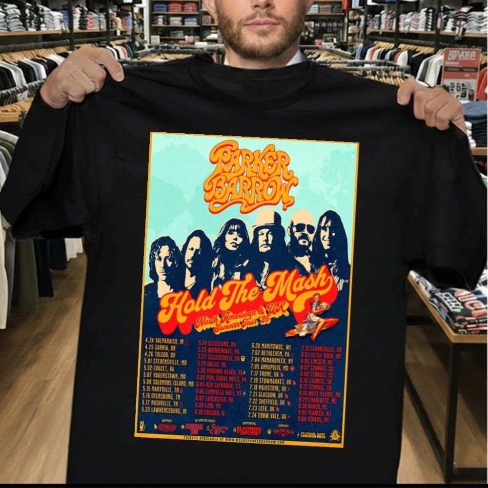 Parker Barrow North American UK Summer Tour 2026 Poster Shirt