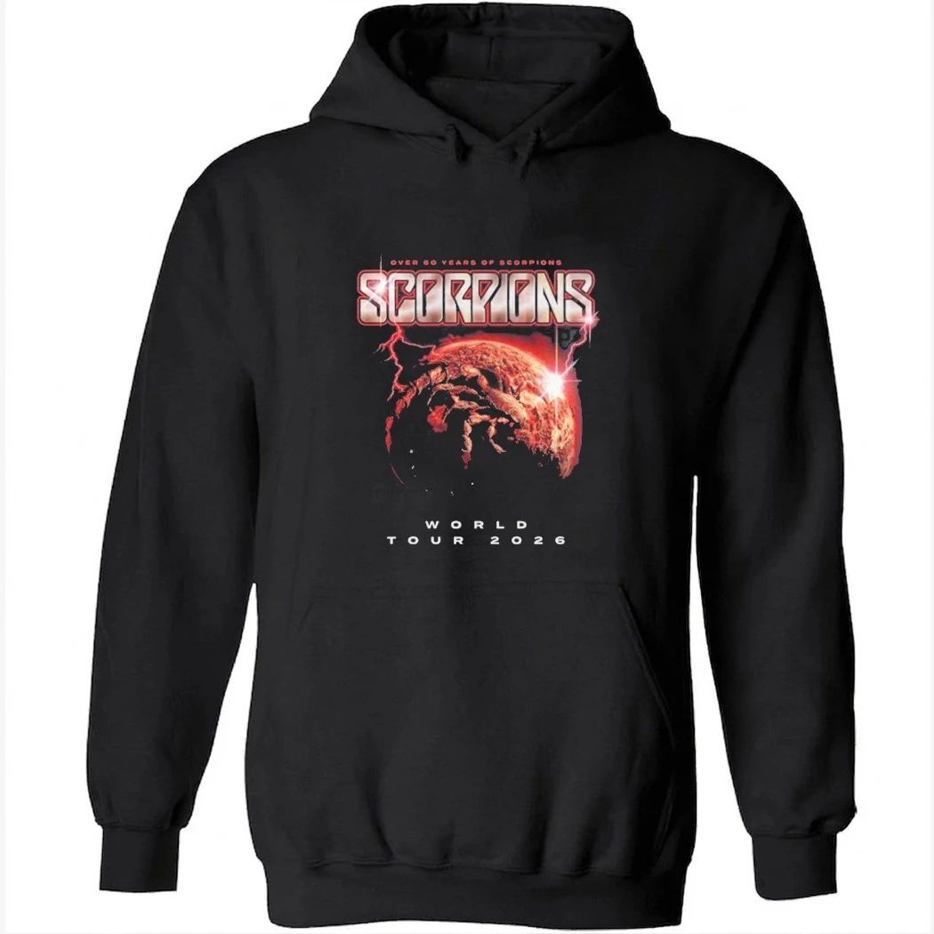 Scorpions Coming Home World Tour 2026 Merch Over 60 Years Of Scorpions Shirt