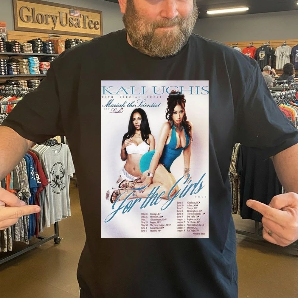 Kali Uchis announces the For The Girls tour with Mariah the Scientist and Laila Tour 2026 Poster Shirt