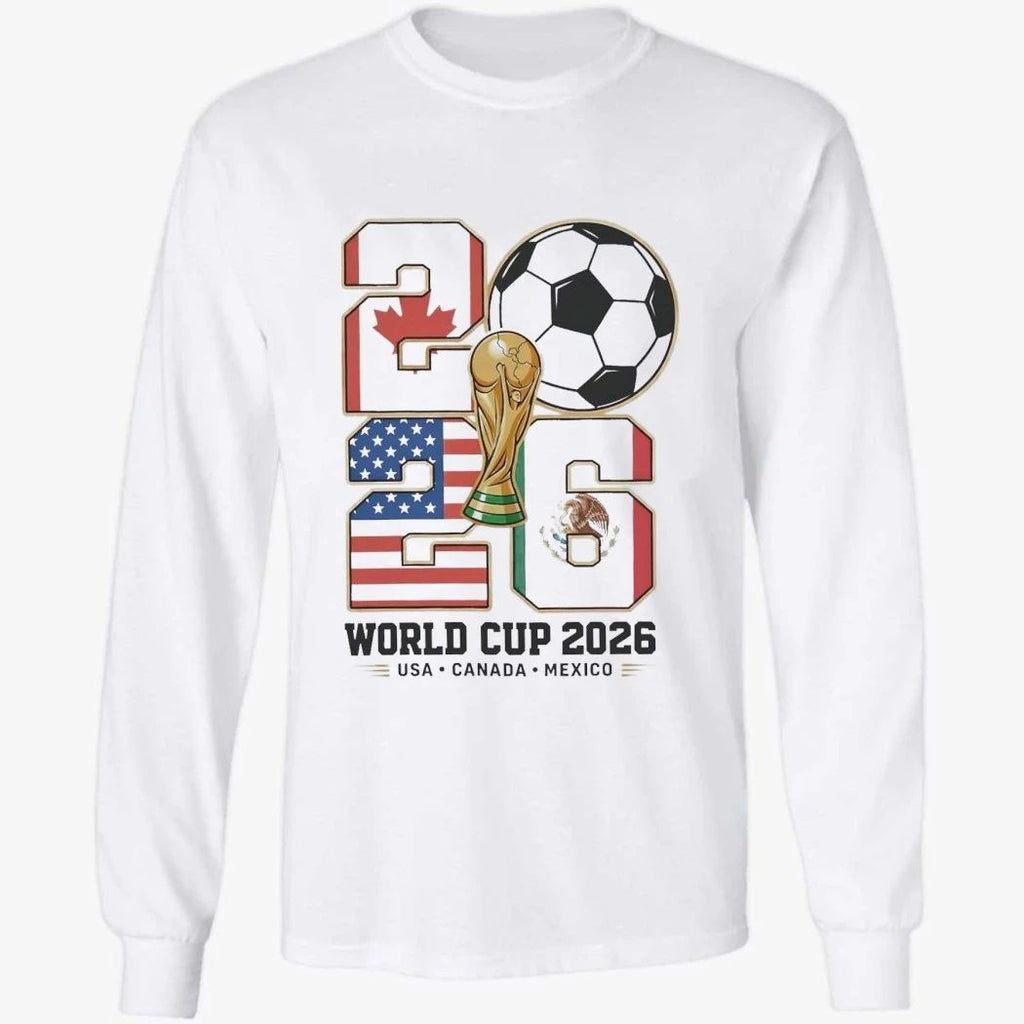 USA Canada Mexico Host Nations 2026 World Cup Soccer T-Shirt
