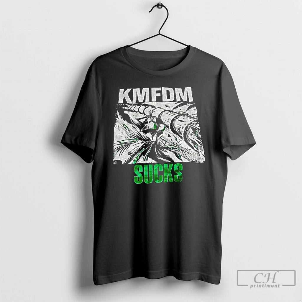 Classic Kmfdm Sucks Band Vintage T Shirts