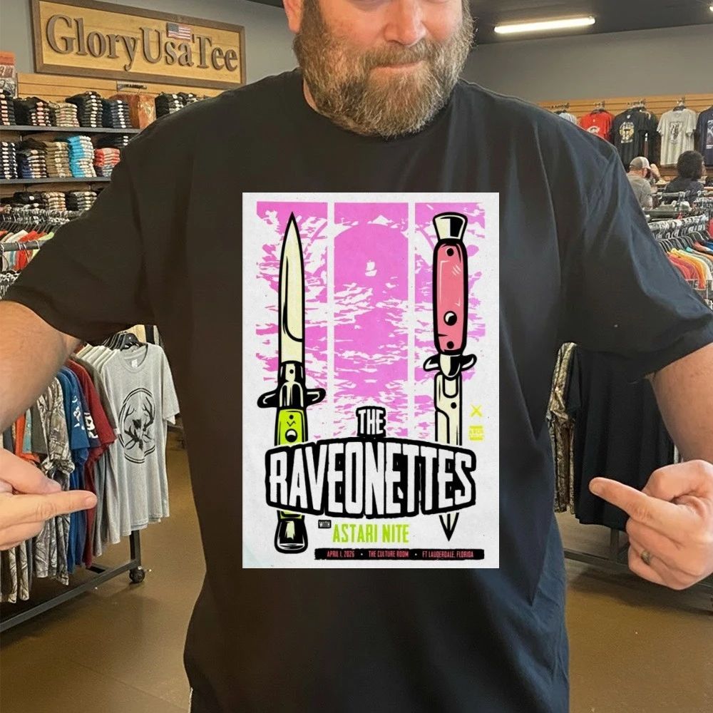 The Raveonettes Culture Room On April 1, 2026 Concert Poster Shirt