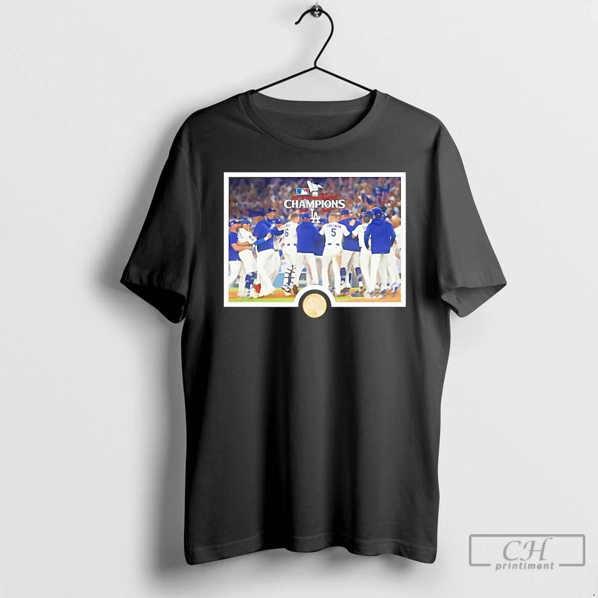 Classic Los Angeles Dodgers 2025 National League Champions Celebrate T Shirts