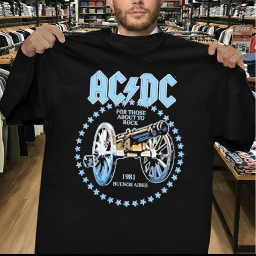 AC DC Merch Argentina PWR Up World Tour 2026 At Estadio River Plate In Buenos Aires Argentina On 23 27 31 March 2026 We Salute You Shirt