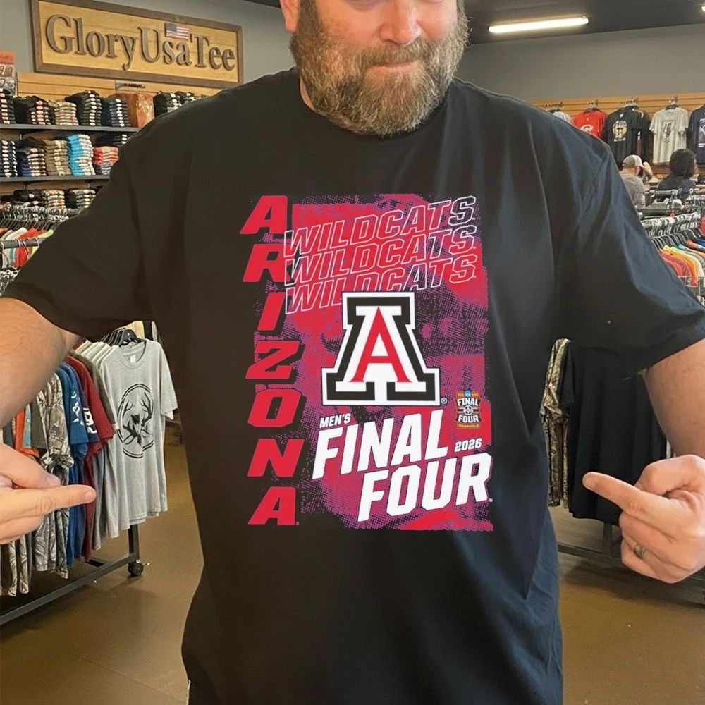 Arizona Wildcats Outerstuff Youth 2026 NCAA Men’s Basketball Tournament March Madness Final Four T-Shirt