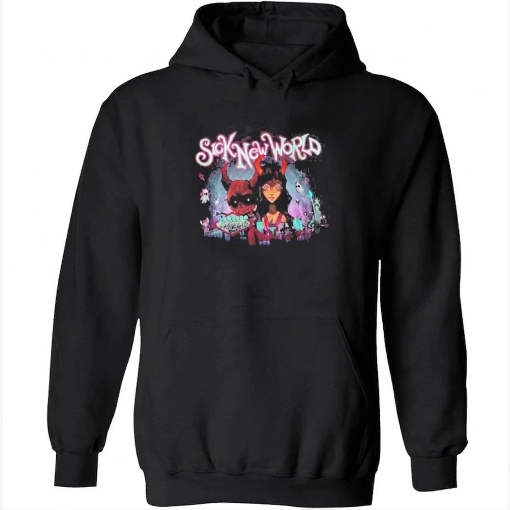 Sick New World Las Vegas 2026 Festival Merch Tee At Las Vegas Festival Grounds On April 25 2026 Red Devil Shirt