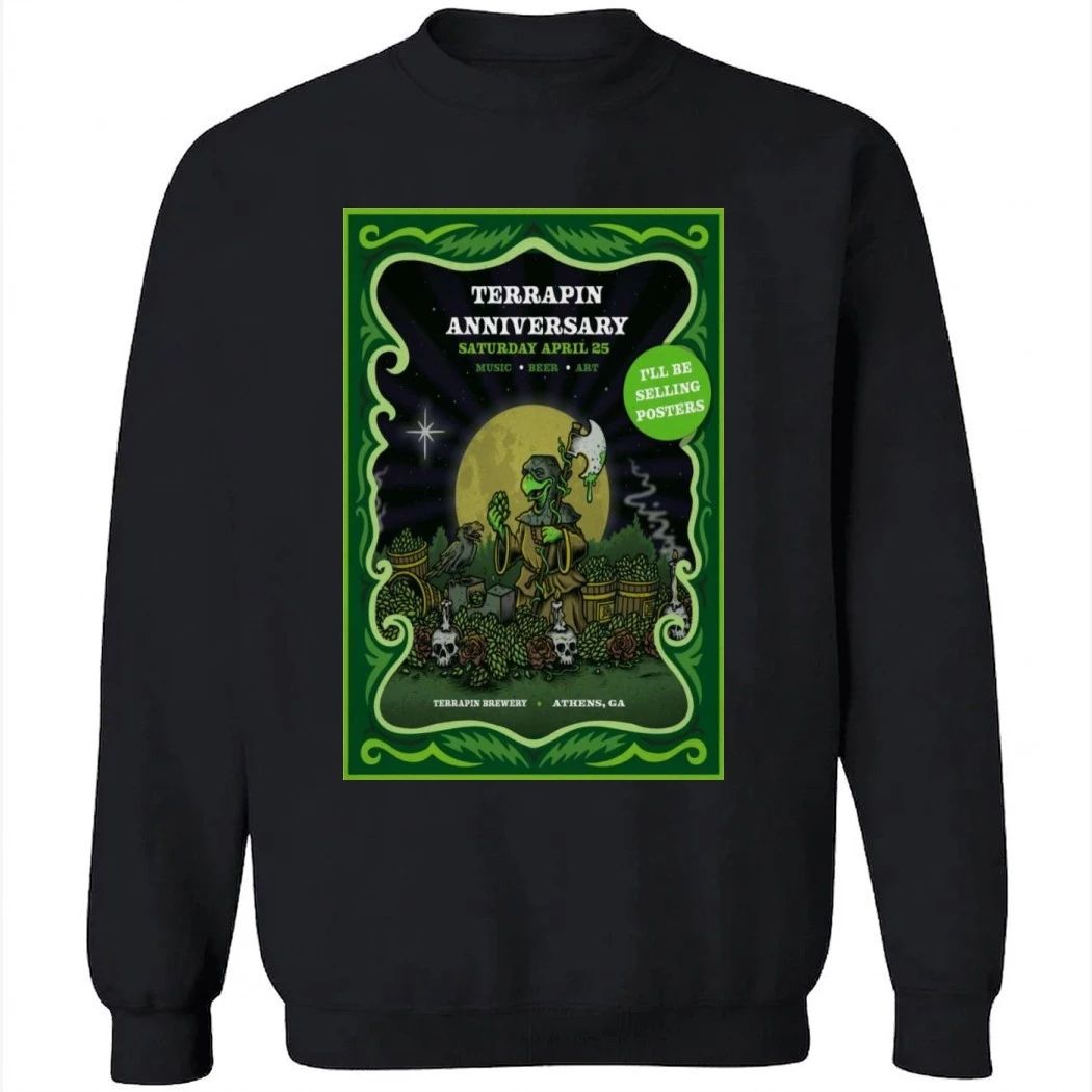 Terrapin Anniversary Poster Athens, GA April 25 2026 Shirt