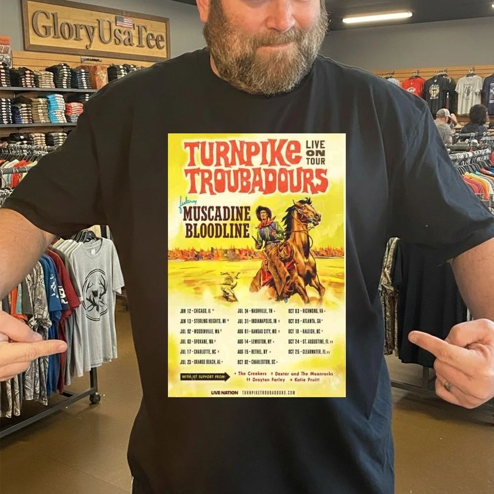 Turnpike Troubadours Summer Tour 2026 Poster Shirt