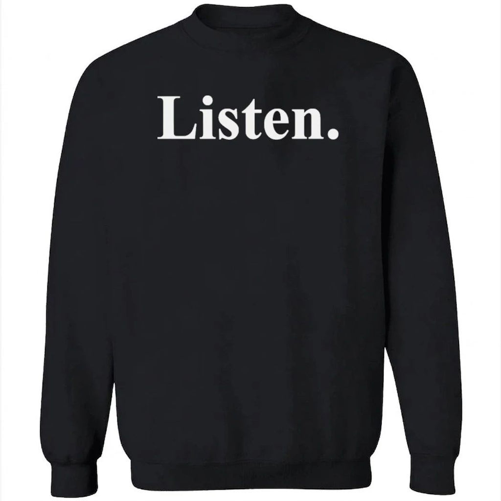 Zak Butters wearing Listen Shirt