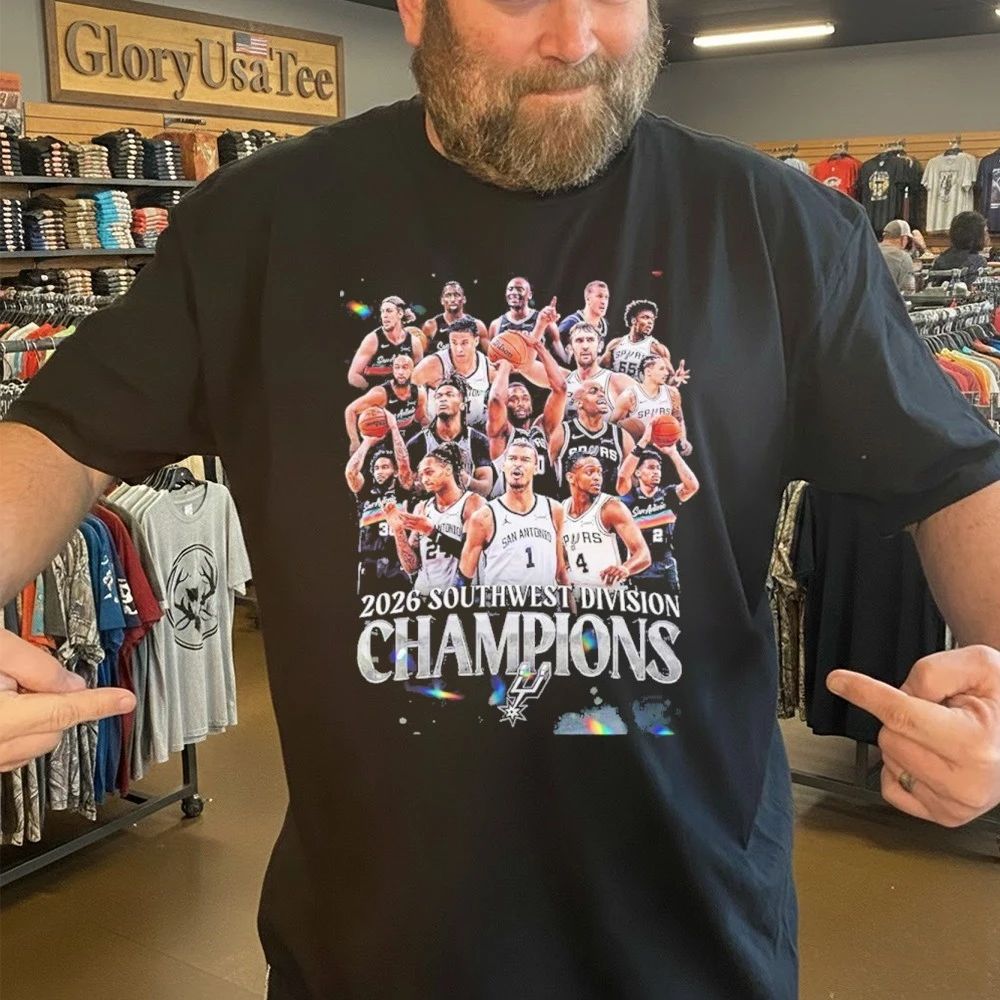 San Antonio Spurs 2026 Southwest Division Champions Shirt