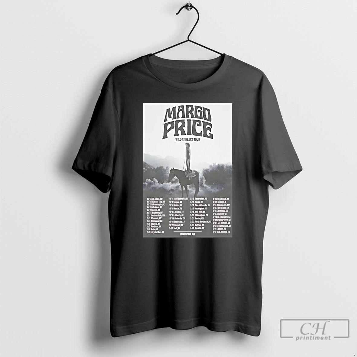 Classic Margo Price Wild At Heart 2026 T Shirts