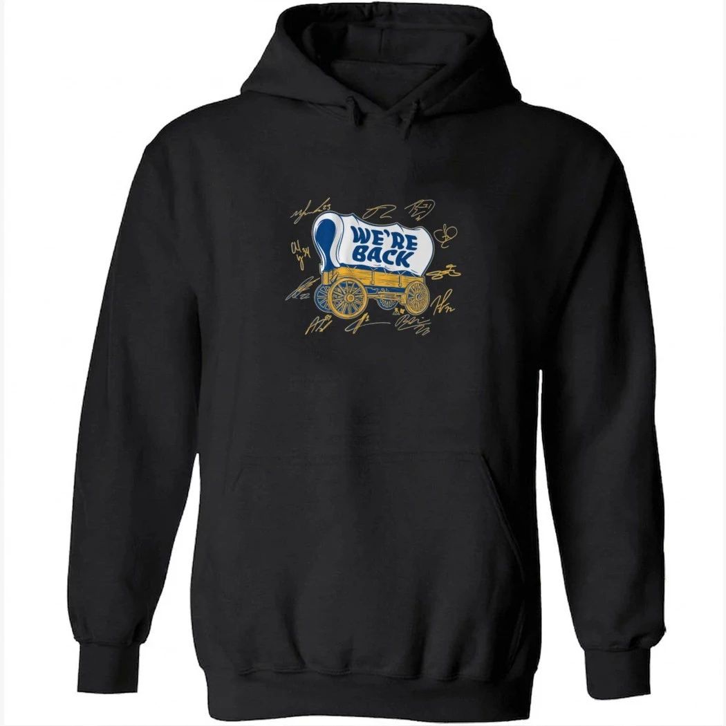 Buffalo Hockey Wagon We’re Back Signature Shirt