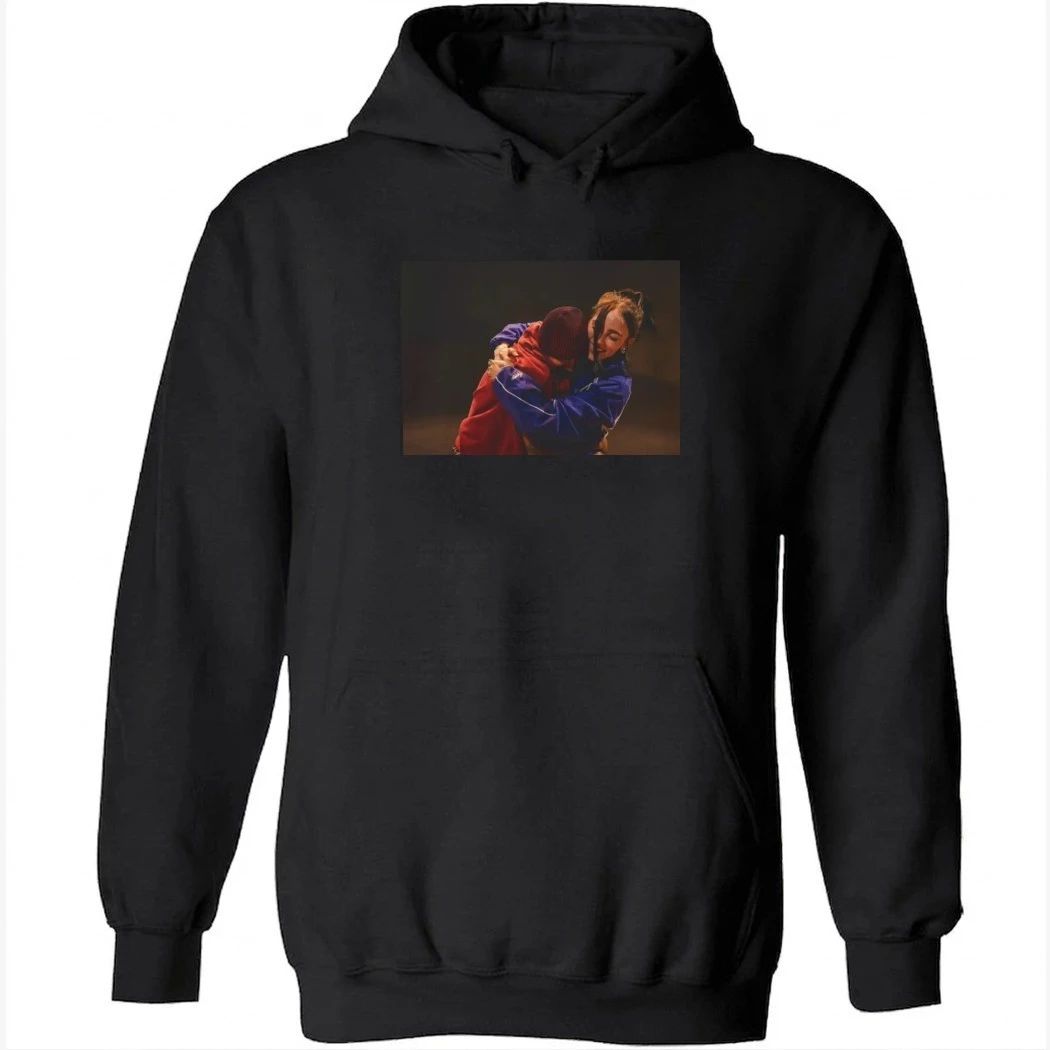 Billie Eilish Justin Bieber Huge Shirt