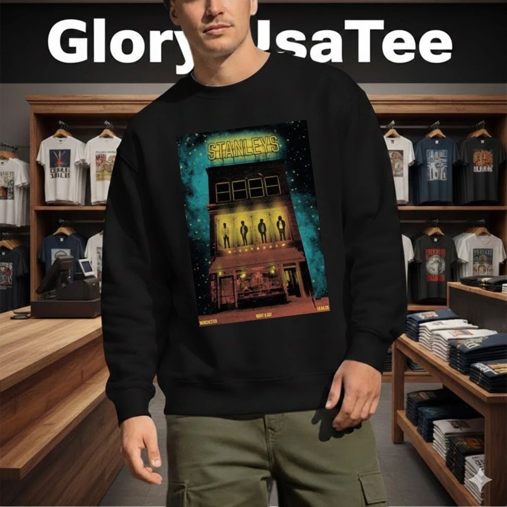 Stanley’s April 10 2026 Night Day Cafe in Manchester Tour Poster Shirt
