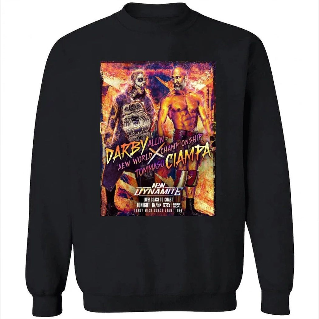 Darby Allin vs Tommaso Ciampa AEW Dynamite Live Coast-to-Coast Tonight Championship Match 2026 Poster Shirt