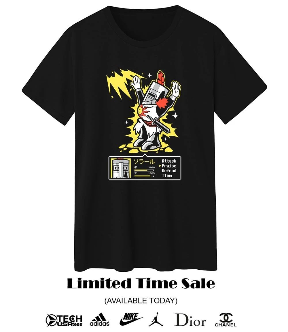 Dark Souls Solar Man attack praise defend item shirt