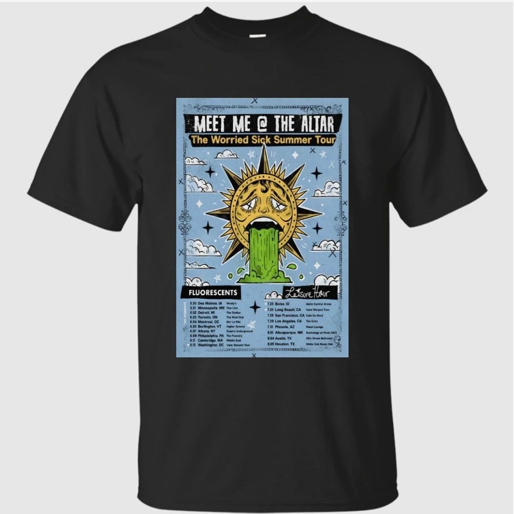 Meet Me @ The Altar The Worried Sick Summer Tour 2026 Shirt