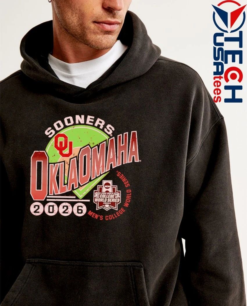 Crimson Oklahoma Sooners 2026 NCAA Baseball Men’s College World Series shirt