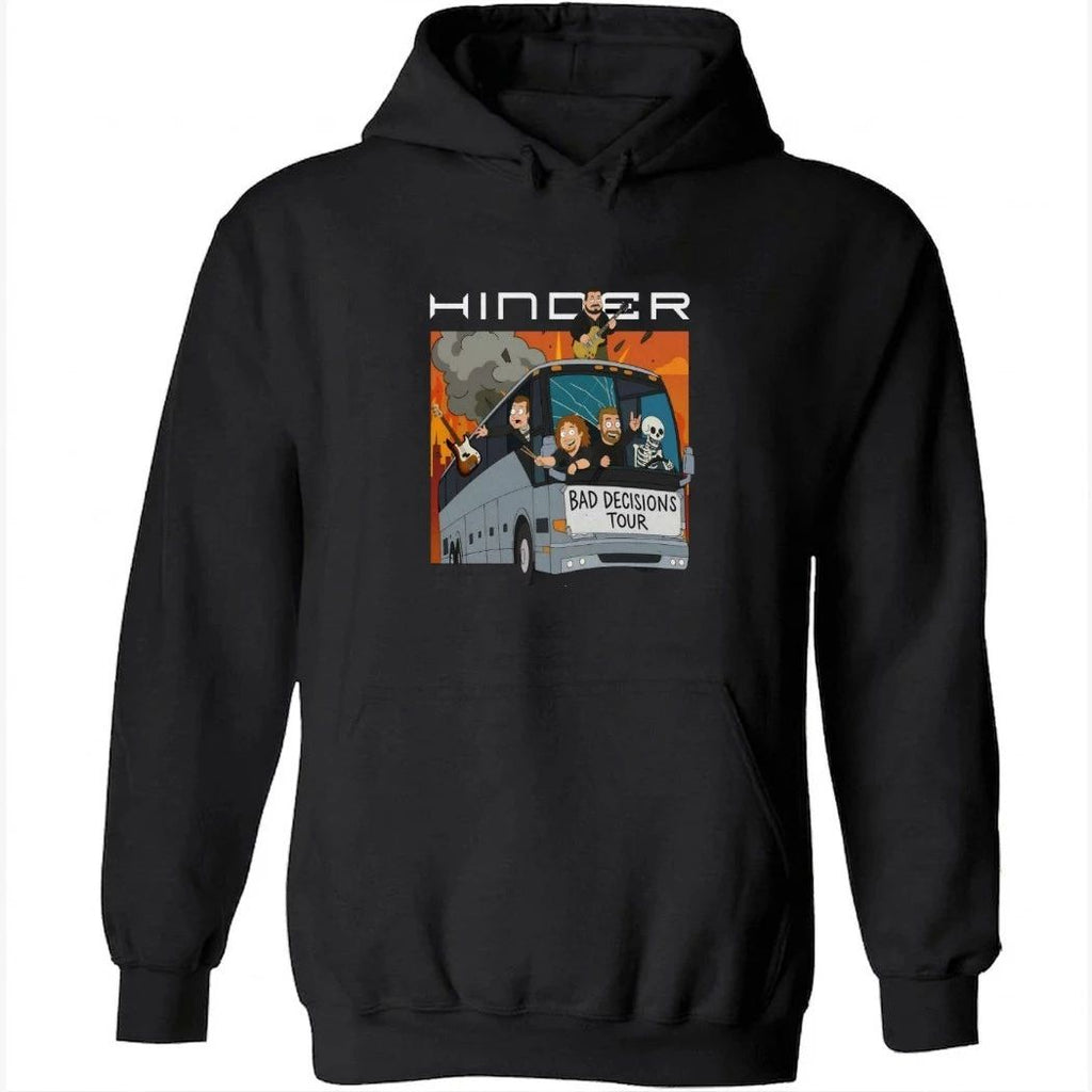 Hinder Bad Decisions 2026 Tour Shirt