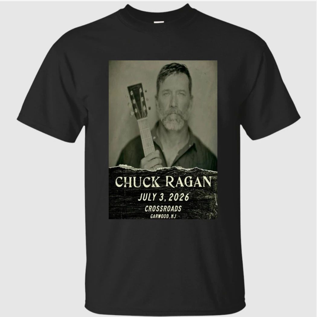 Chuck Ragan Crossroads July 3 2026 Garwood, NJ Concert Poster Shirt