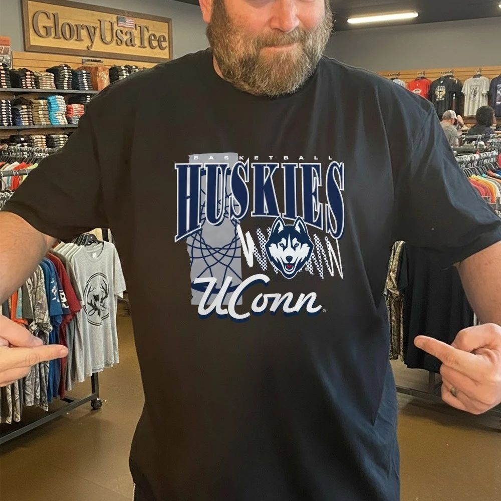 UConn Huskies Men’s Basketball Graphic Tri-Blend T-Shirt