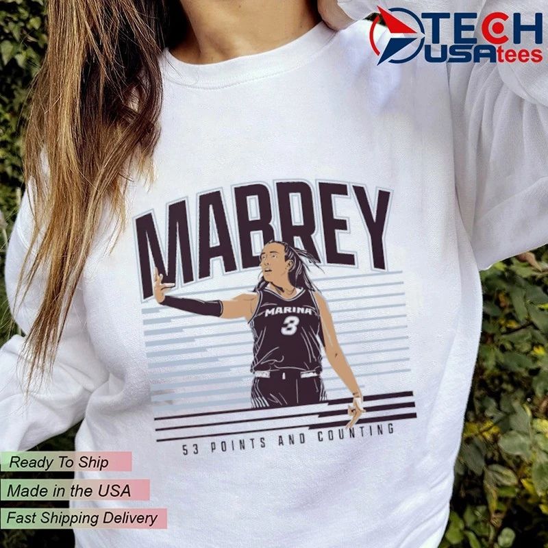 Marina Mabrey WNBA The 53-Point and Counting Game shirt