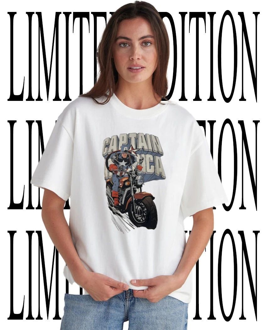 Captain America Motorcycle shirt