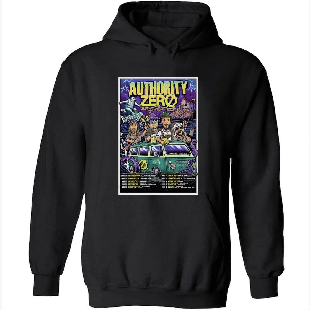 Authority Zero European 2026 Tour Shirt