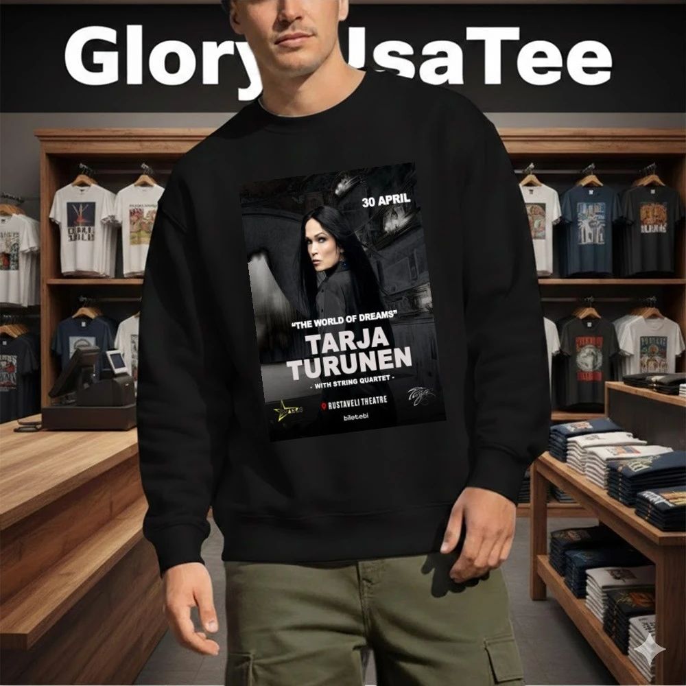 Tarja Turunen April 30 2026 Living the Dream Together Tour Poster Shirt
