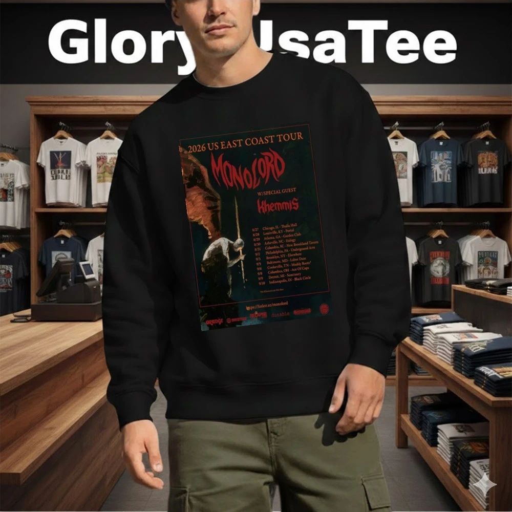 Khemmis With MONOLORD 2026 US East Coast Tour Shirt