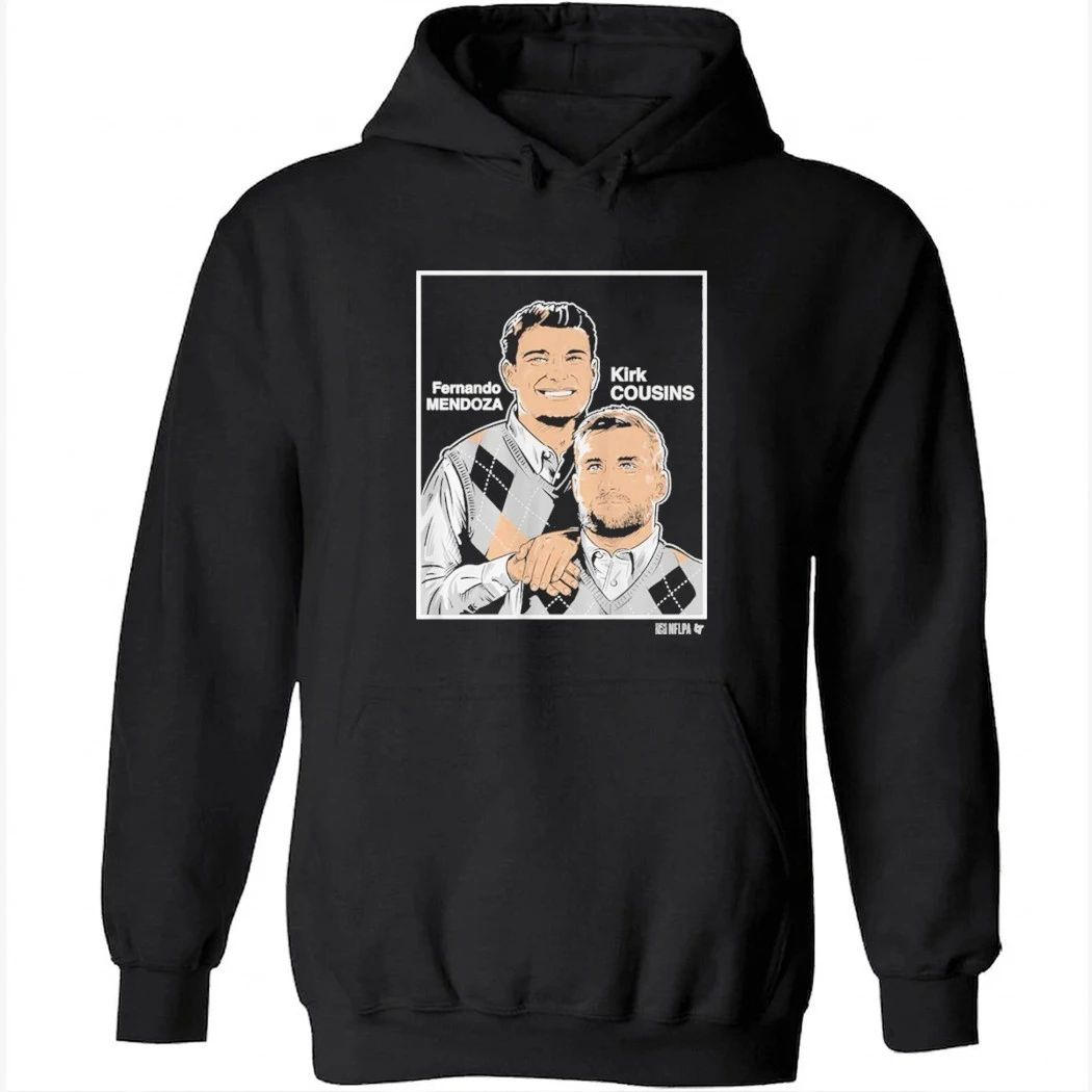 Fernando Mendoza & Kirk Cousins Family Portrait Shirt