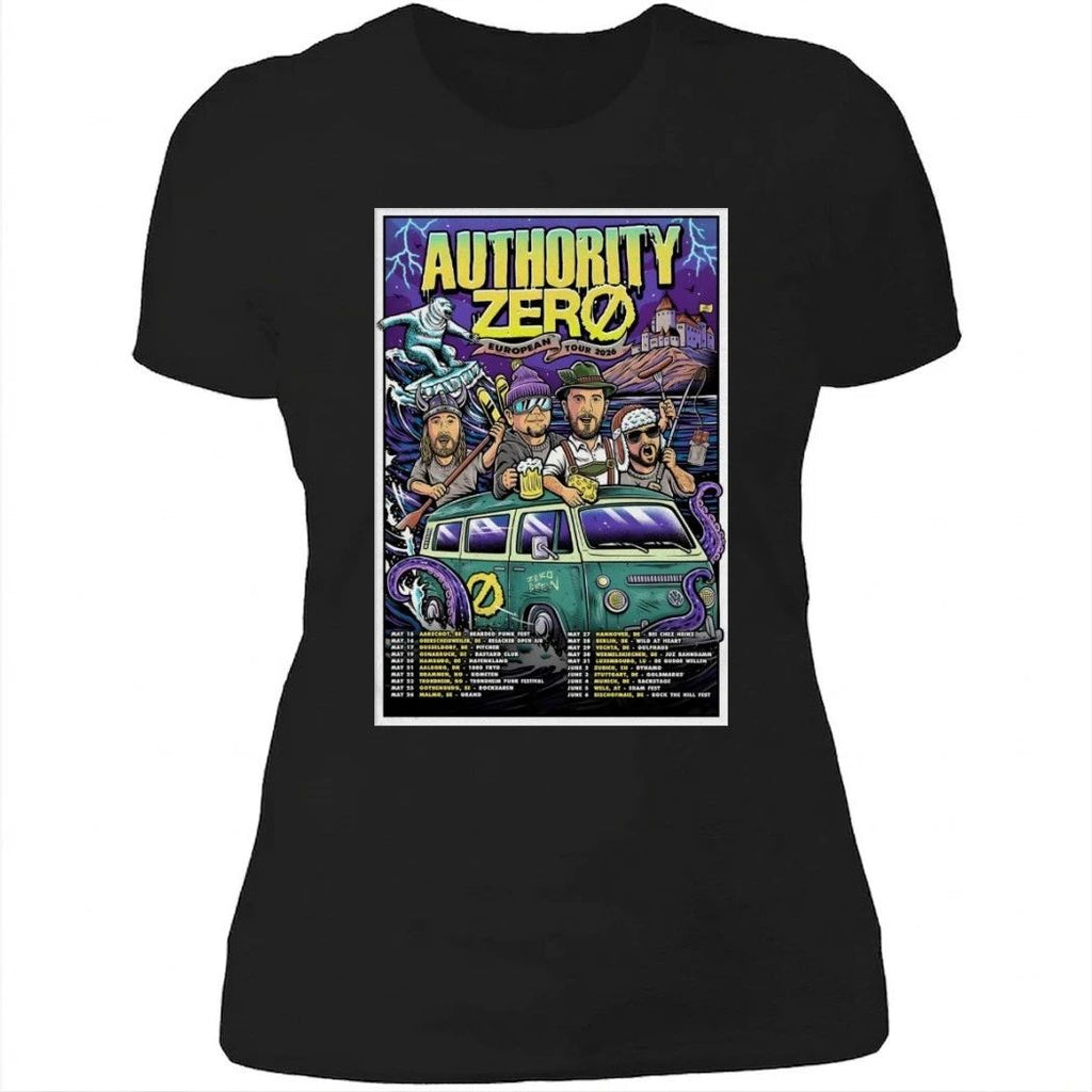 Authority Zero European 2026 Tour Shirt