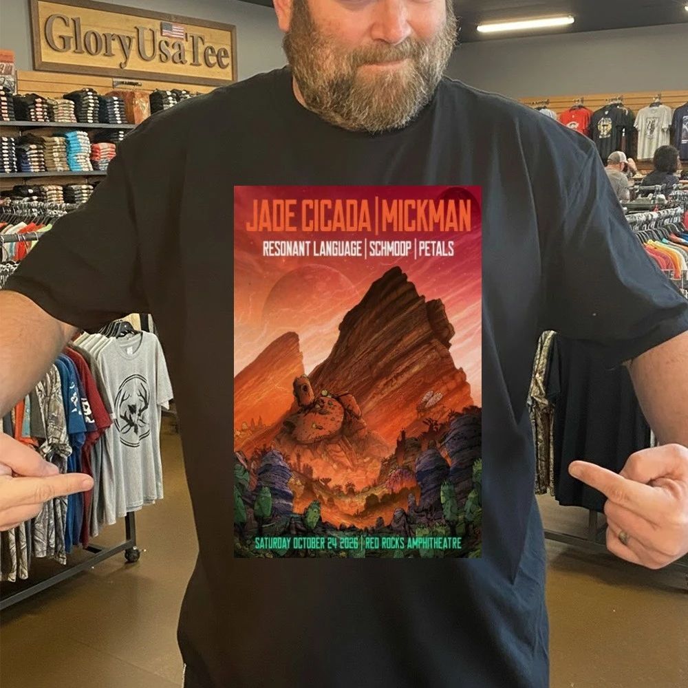 Jade Cicada & Mickman Red Rocks Amphitheatre Oct 24, 2026 Poster Shirt