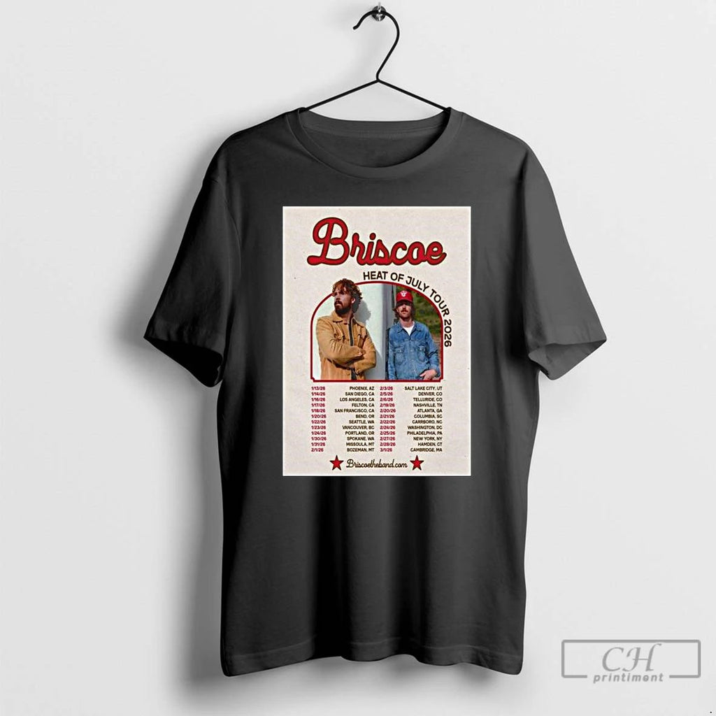 Classic Briscoe Heat Of July Tour 2025 Long Sleve T Shirts