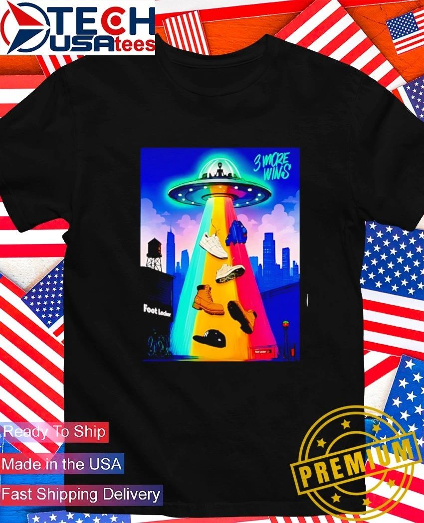 San Antonio Spurs Victor Wembanyama 3 More Wins UFO Abduction Unisex shirt