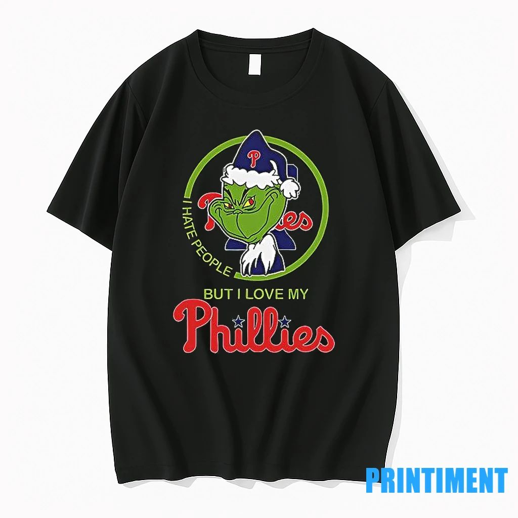 The Grinch I Hate People But I Love My Phillies Tshirts Sweater