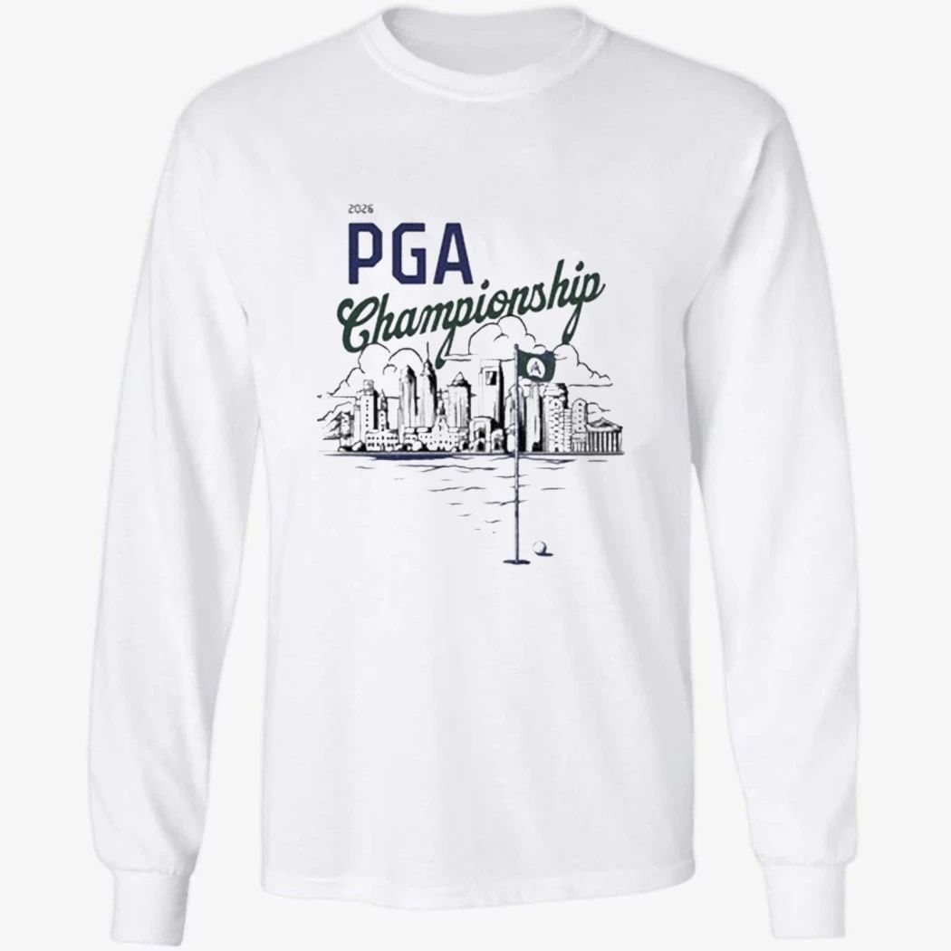 2026 PGA Championship x Barstool Golf Philadelphia Skyline Shirt