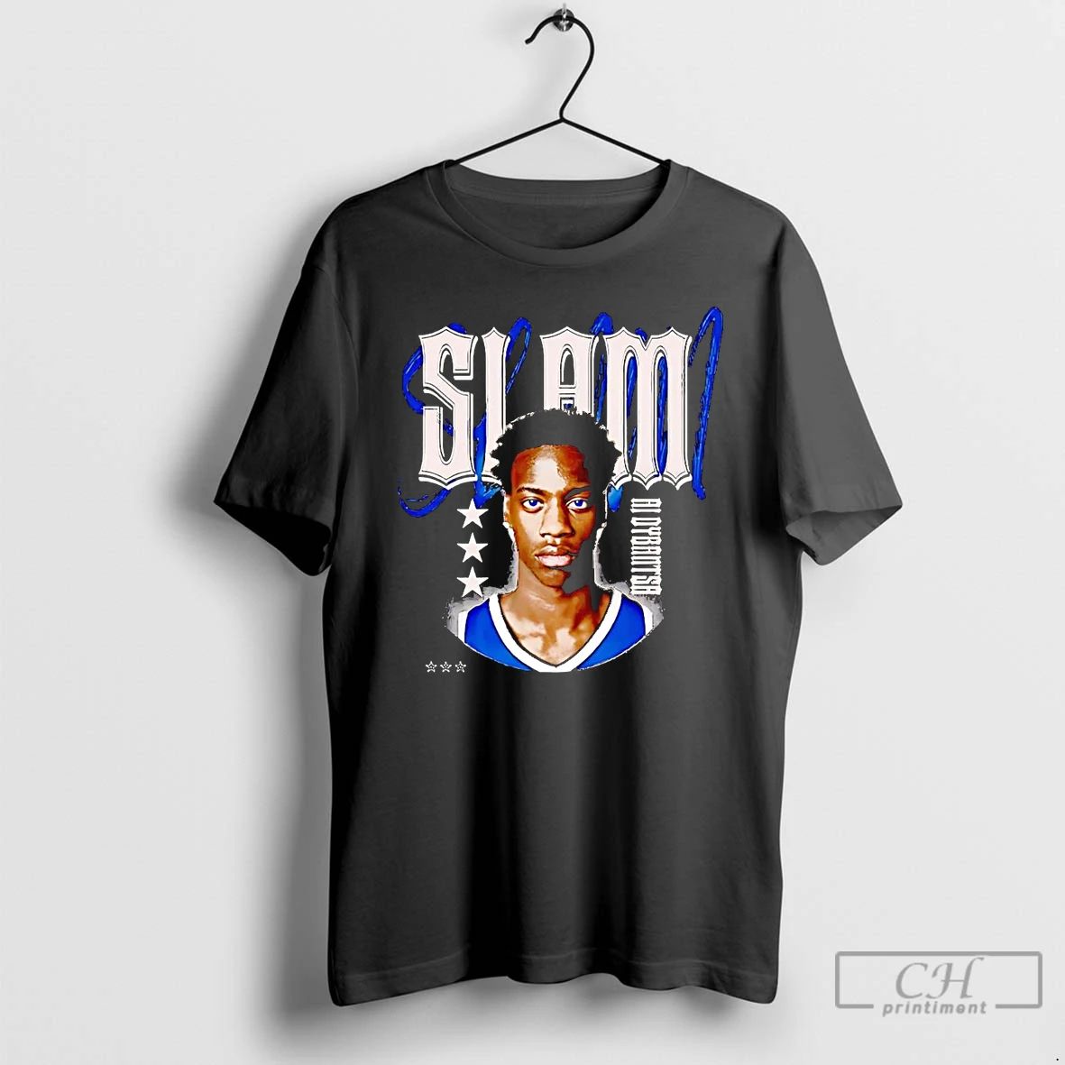 Premium Aj Dybantsa Portrait Slam T Shirts