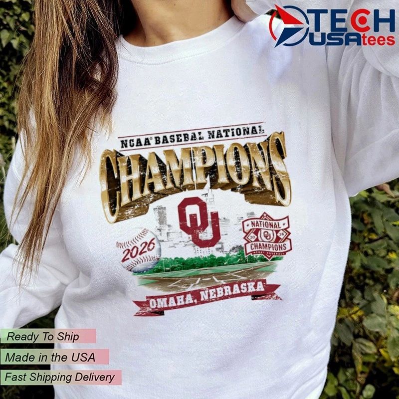 Oklahoma Sooners NCAA Baseball National Champions Omaha 2026 shirt