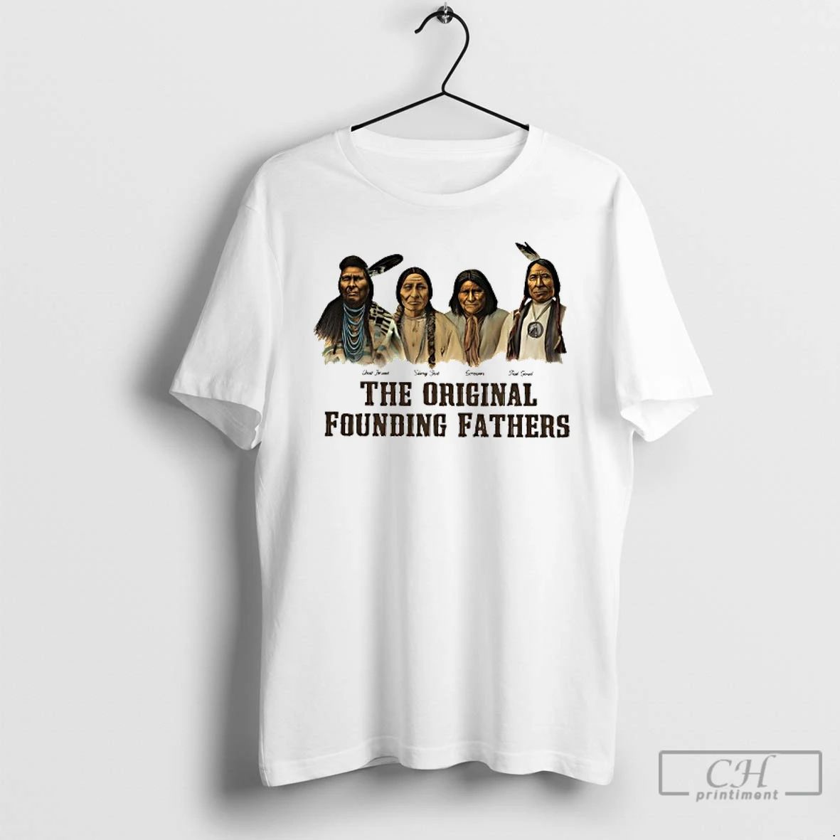 Classic American Native The Founding Fathers T Shirts