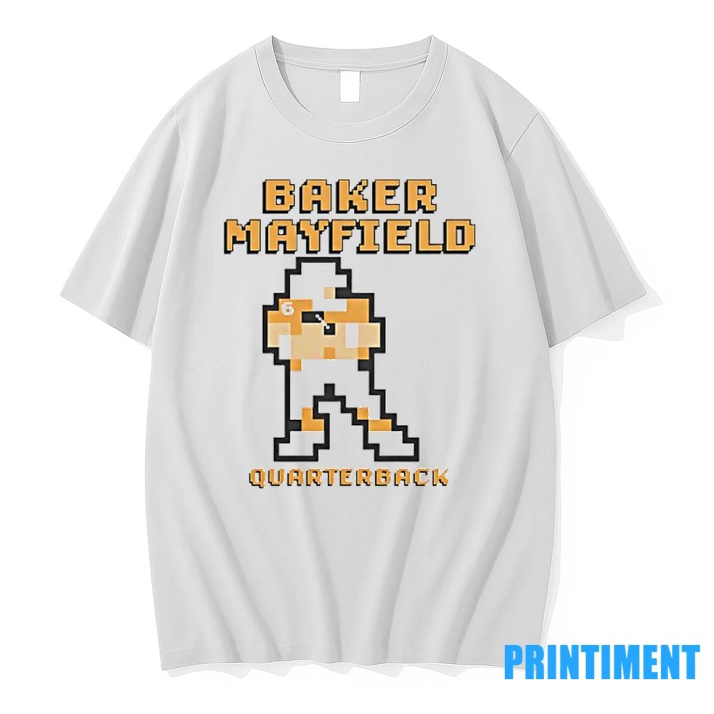 Baker Mayfield Quarterback Tampa Bay Buccaneers Football Pixel Tshirts Sweater