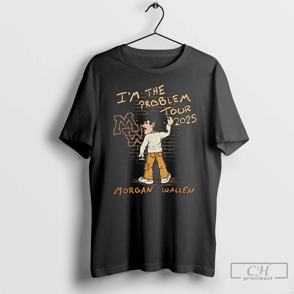 Classic Morgan Wallen Im The Problem Tour Long Sleve T Shirts