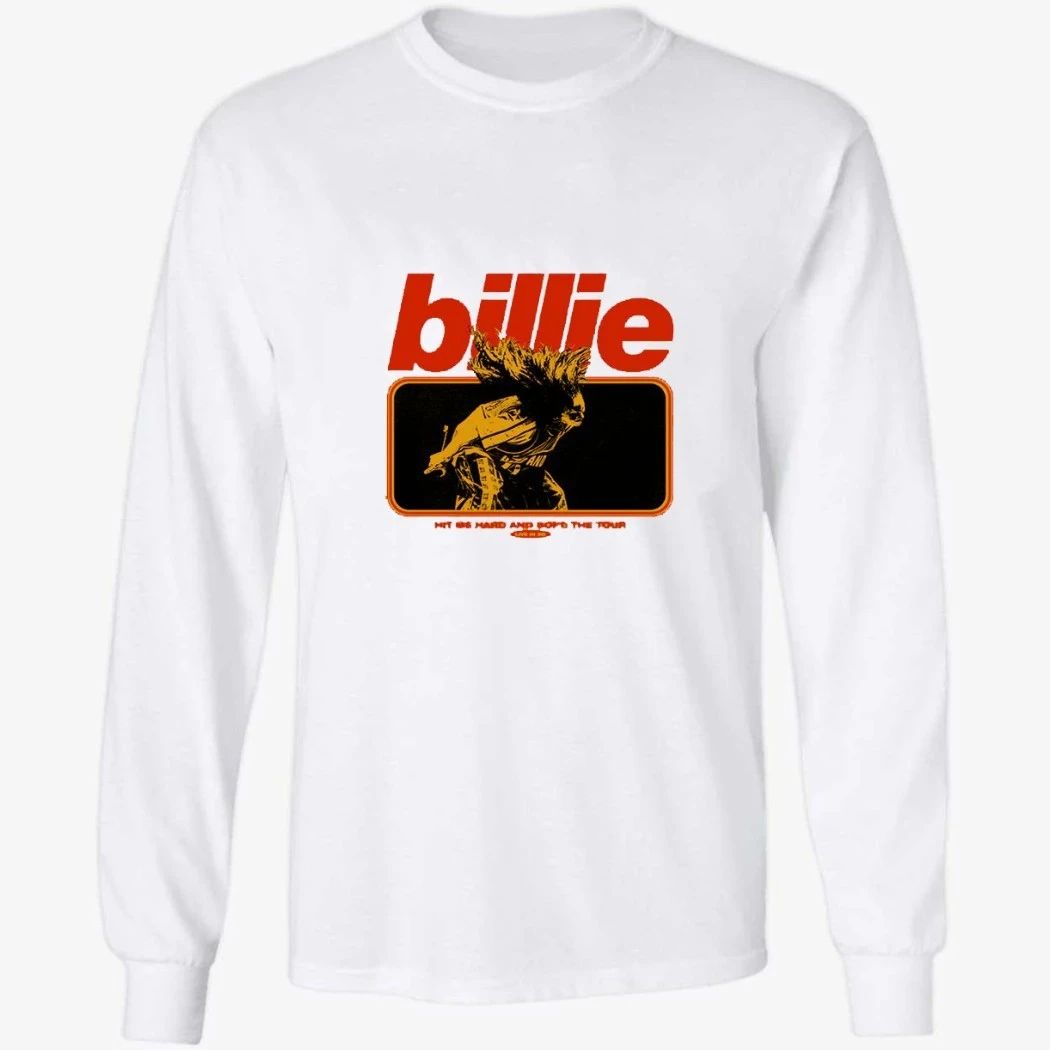 Billie Eilish Hit Me Hard And Soft The Tour Live in 3D Merch Live In 3D Hair Whip Mustard Shirt