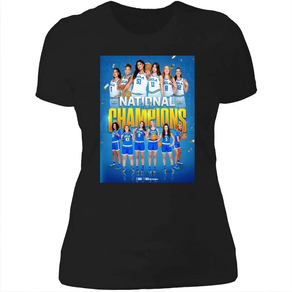 UCLA Bruins Women’s Basketball National Champions NCAA Women’s Basketball Championship Basketball 2026 Team Portrait Victory Poster Shirt