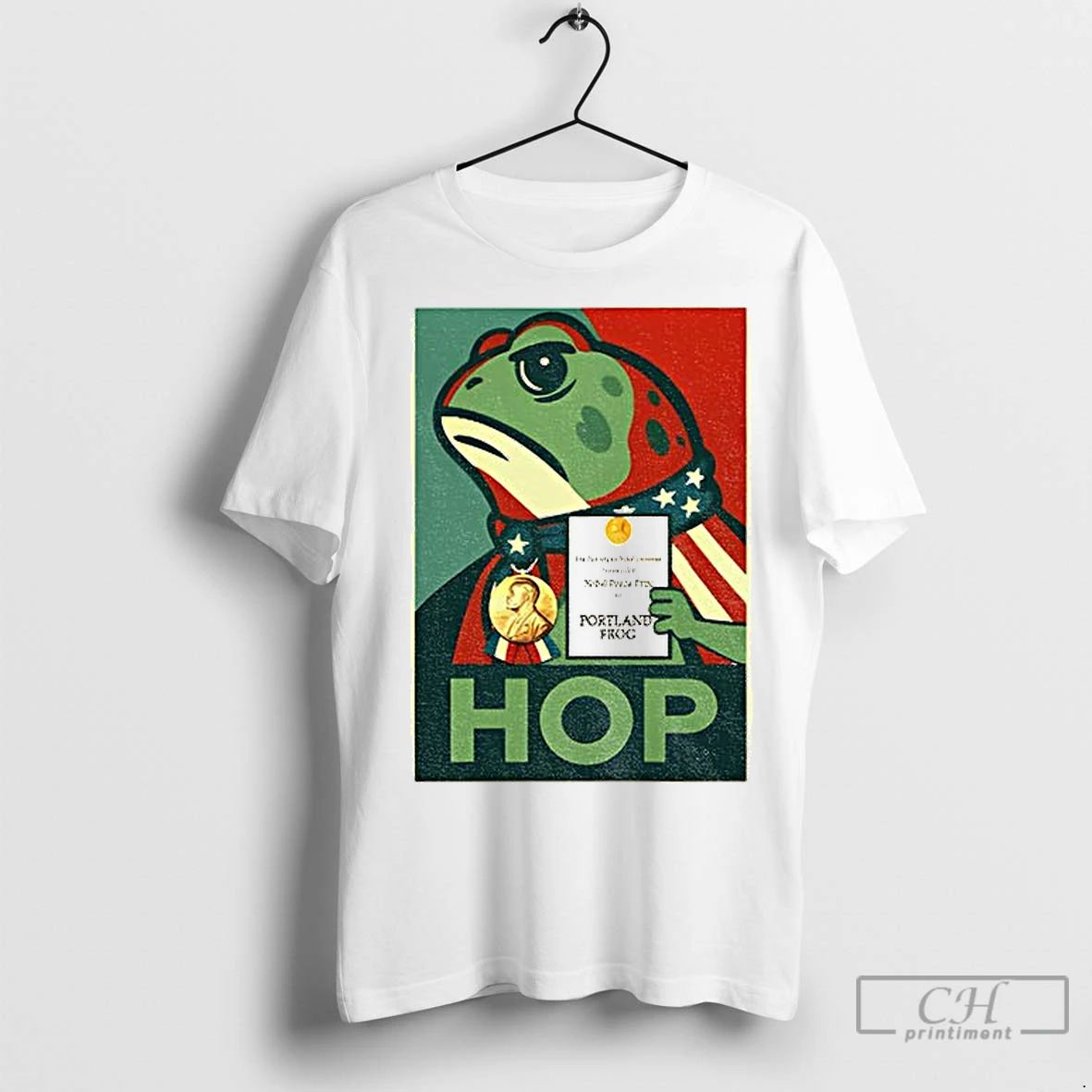Classic Viral Portland Frog Meme Nobel Peace Prize Funny Political