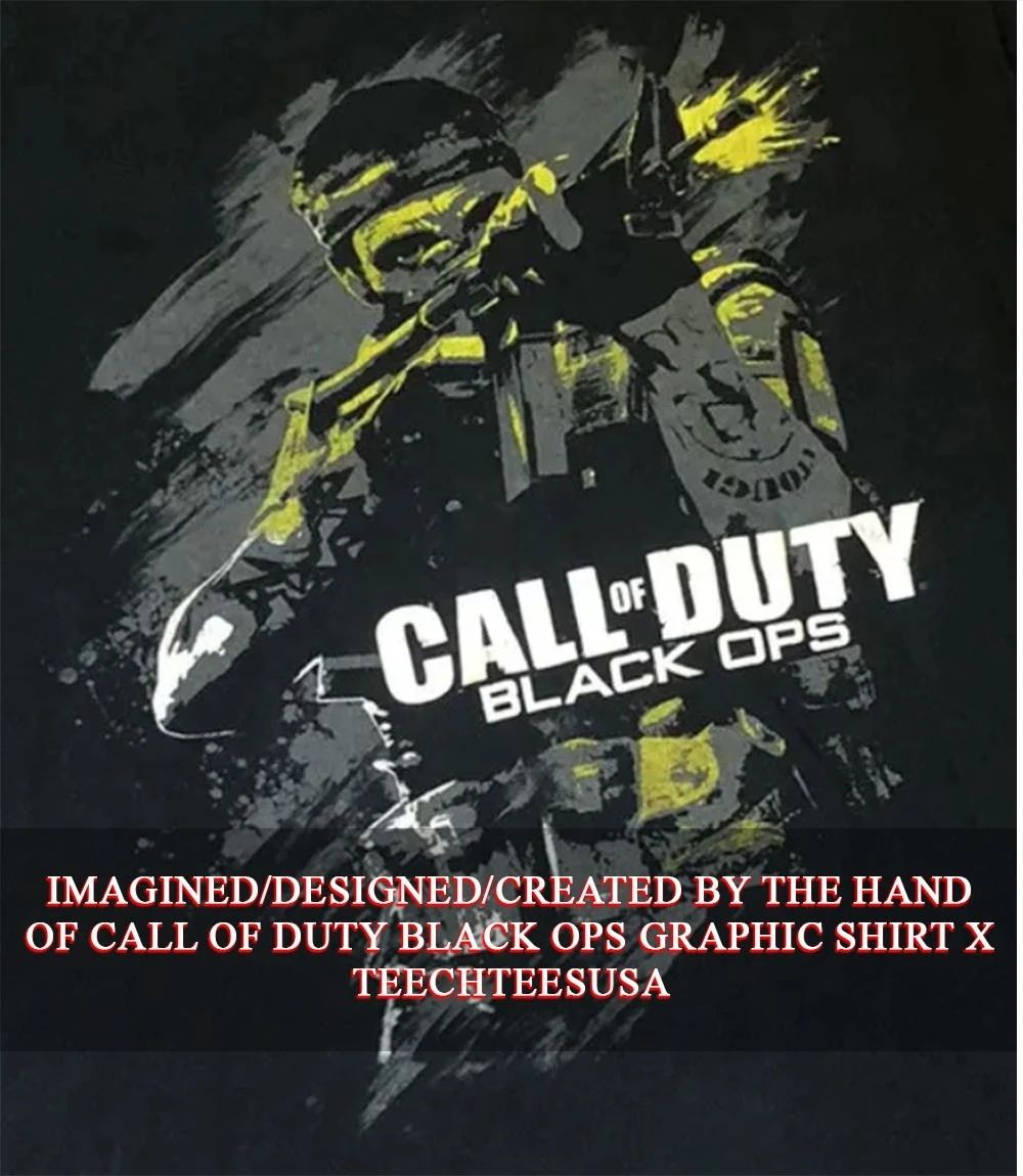 Call of Duty Black Ops graphic shirt