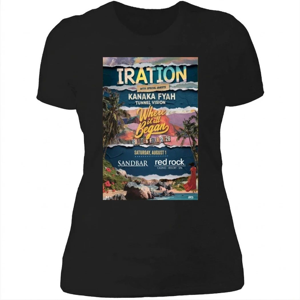 Iration Aug 1 2026 in Red Rock Casino Resort & Spa, Las Vegas, NV Concert Poster Shirt