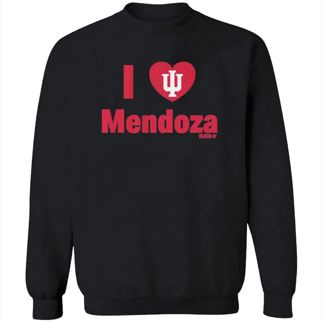 Indiana Football I Heart Fernando Mendoza Shirt